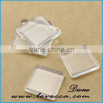 Various Shape DIY Jewelry Cabochon 8-30MM Flat Back Clear Crystal Glass Cabochon photo-4