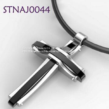 Decorative Jewelry Mens Cross Stainless Steel Pendant photo-3