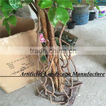 LXY072097 Artificial Ficus Tree,Green Foliage Plant Tree photo-3