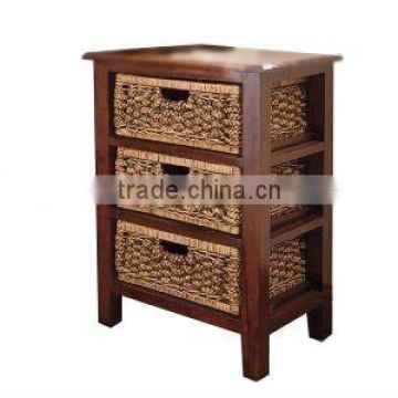 Water haycinth Chest, cabinet 3 drawer furniture