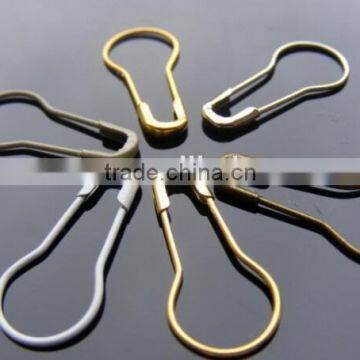 pear shape safety pin for hangtag