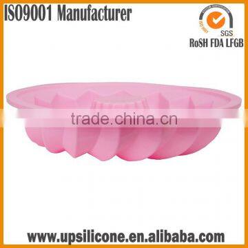 BPA Free Food Grade Silicone Fluted Mold Bunt Pan- Silicone Cake Mould Toast Microwave Oven Bakeware Mold Bundt Cake Pan Bread photo-5