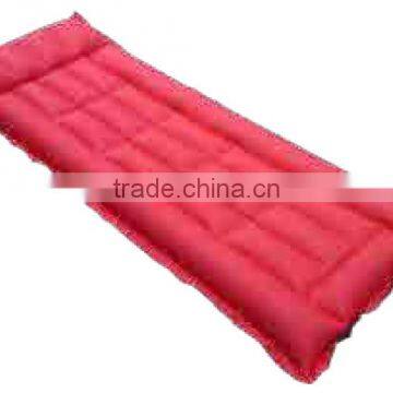 Camping Red Infatable Rubber Air Bed