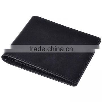Tianhooo RFID Blocking Minimalist Genuine Leather Slim Front Pocket Wallet photo-5