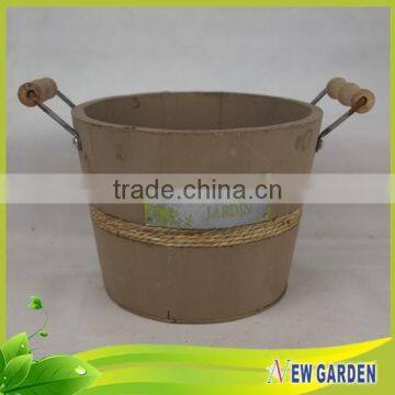 Cheaper Economical Round Wall Mounted Flower Basket With Handles photo-2