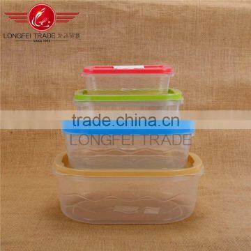 Household 3pcs rectangle plastic preservation box /crisper mould