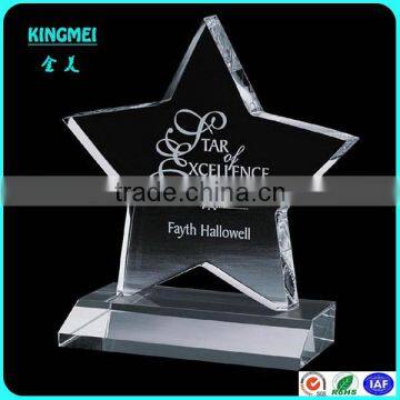 Custom Made Acrylic Crystal Diamond Shape Trophy Diamond Award photo-2
