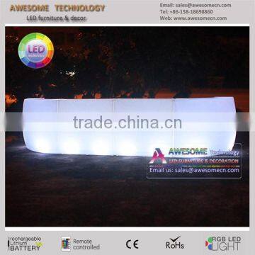 Led Illuminated Mobile Acrylic Bar Counter (BC170) photo-6