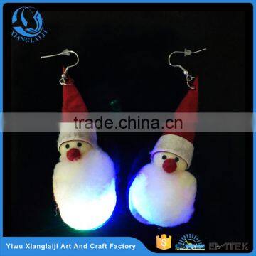 christmas handmade kids hanging earrings led