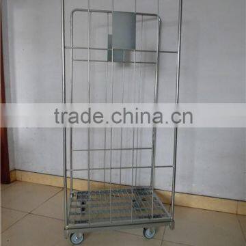 Stainless Storage Secure Folding Warehouse Roll Container photo-4