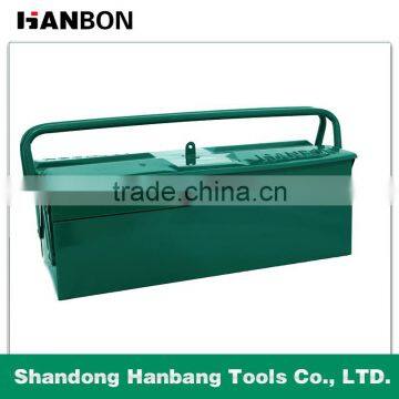 Double Layers Portable Tool Box With Metal Handle photo-2