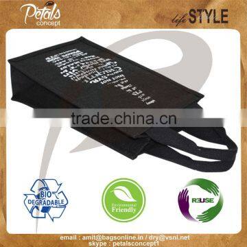 Jute Bottle Bag for Wine photo-2