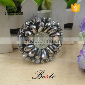 High-end atmosphere magntic blinking rhinestone appliques