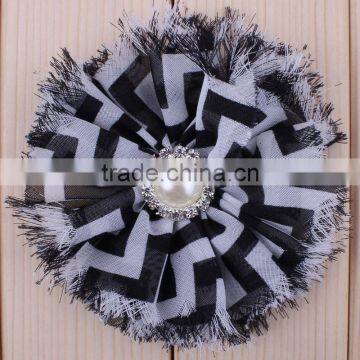 Fraying Chiffon Flower Clip for Kids Hair Accessories photo-4