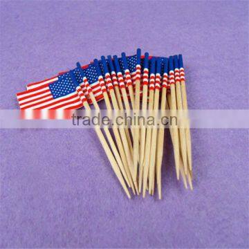 Cocktail hawaiian customs decoration american flag stick