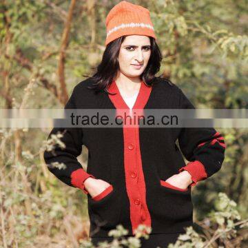 women custom cardigan knitted