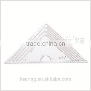 Shanghai Kearing 3mm Acrylic Triangular Ruler Surface Printing Bevel Length 40cm#T046 photo-2
