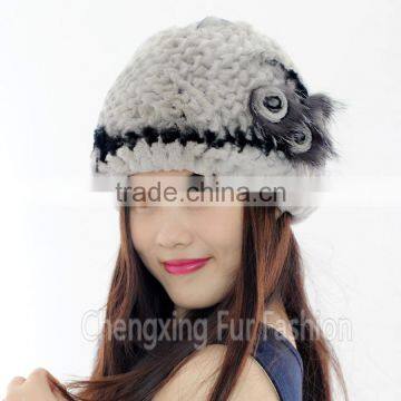 CX-C-246E 2016 Russian Fashion Rex Rabbit Fur Winter Hat photo-6