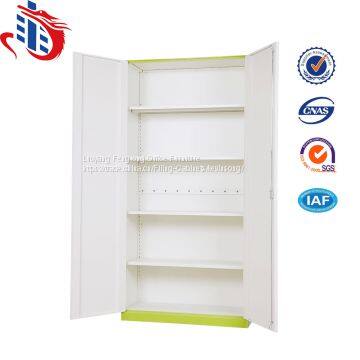 Double Door Metal Wardrobe Godrej Almirah Design Display Cabinets photo-3