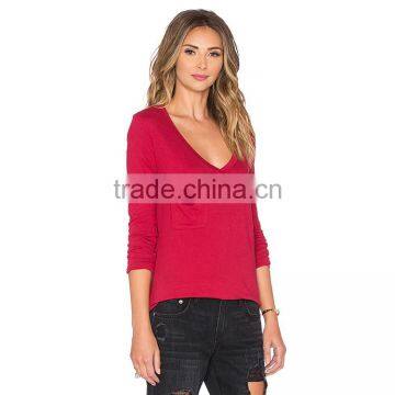 Lovers Designing T-shirts in Red Womens Polyester Spandex T-shirts photo-2