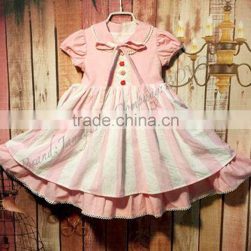 girls cotton dress materials summer boutique dress