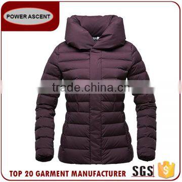 Women Warm Outdoor Duck Down Jacket With Big Collar