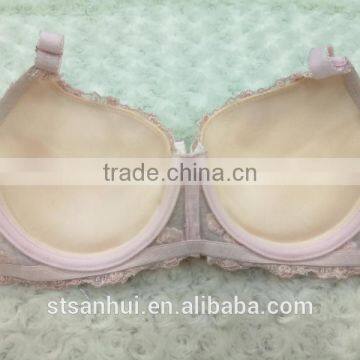 Comfortable Latest Design Embroidered Lace Bra Panty Set photo-2