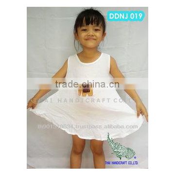 Thai girls cotton children's clothing dress outfit elephant design