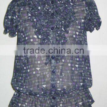 Pirate Print Blouse