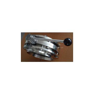 Stainless Steel New Handle Threaded Butterfly Valve (JN-1001)