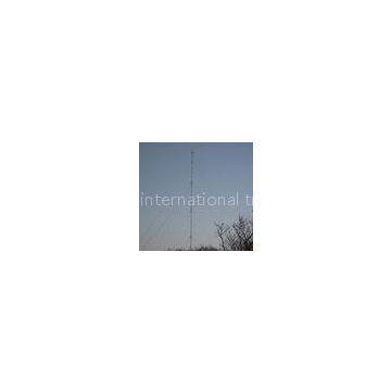 Galvanized Telecommunication Tower Angular / Tubular Tower Self-support 15 M 3L / 4L