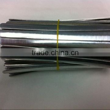 Aluminum nose wire with glue for respirator mask