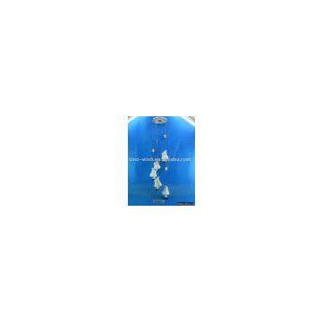 ceramic snowman windbell, Christmas, snowmen with golden stars, home decoration