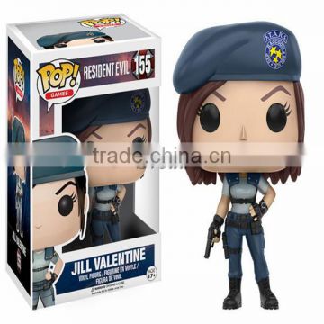 Sveda newest POP Resident Evil #155 JILL VALENTINE, PVC action figure, POP figure toy