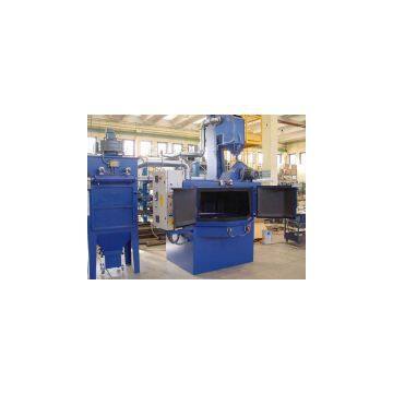 Rotary table shot blasting machines