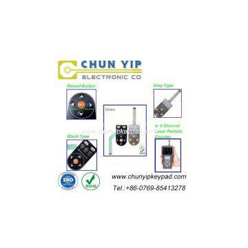 OEM PET autotype keypad button membrane switch