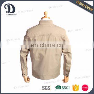Wholesale Mens Windbreaker Bomber Jacket Jacket With Windproof Stand Collar