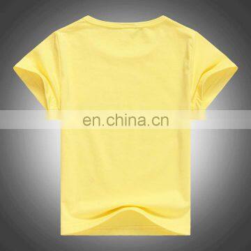 2016 Cheap Wholesale 100% Cotton Kids T-shirt,kids Plain Tshirts photo-2
