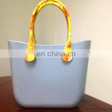 candy color silicone beach bag