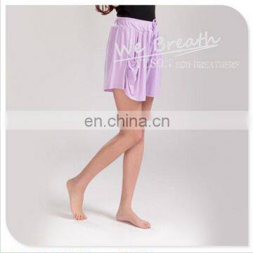 Bamboo Fiber Shorts Pockets on Side Drawstring Waist Homewear photo-4