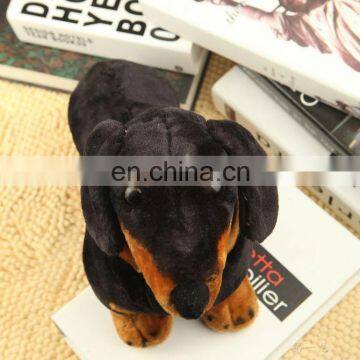 Factory direct wholesale dog type plush realike stuffed animal toy for children