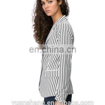 Stripe Blazer Fabric Women 2015 For Ladies Blazer Designs photo-3