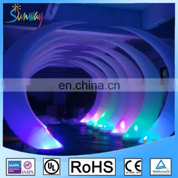 Sunway Lighting Colorful Inflatable Ivory Arch Colorful Inflatable Cone for Sale