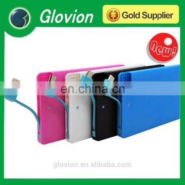 New design card shape USB power bank