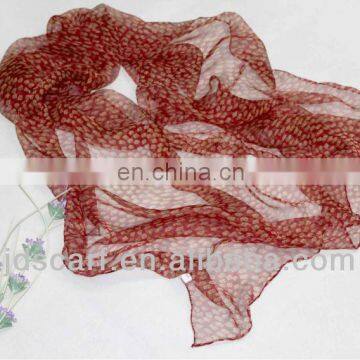 100 Silk Crepe de Chine Fabric JDS-001# Excellent Scarves Super Thin 100% Silk 100 Silk Crepe de Chine Fabric photo-2