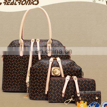 CR USA Market Expert Hot Selling Pink Color Tote Bag Fashion New Hand Bags Popular Style 4pcs Purse Bag Set Handbags photo-4