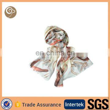 Printting woven italian cashmere scarf