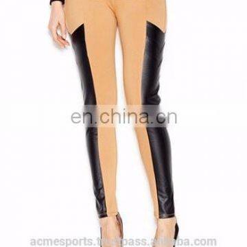 dropshipping leggings , patterned leather style leggings for women , fashion leather leggings
