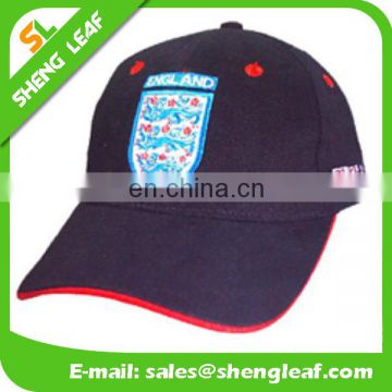 High quality custom embroidered 100% cotton 6 panel Baseball Cap