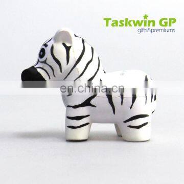 Lovely zebra anti stress ball , animal stress ball for sell